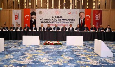 İkinci Bölge Düzensiz Göçle Mücadele Koordinasyon Toplantısı Erzurum’da gerçekleştirildi