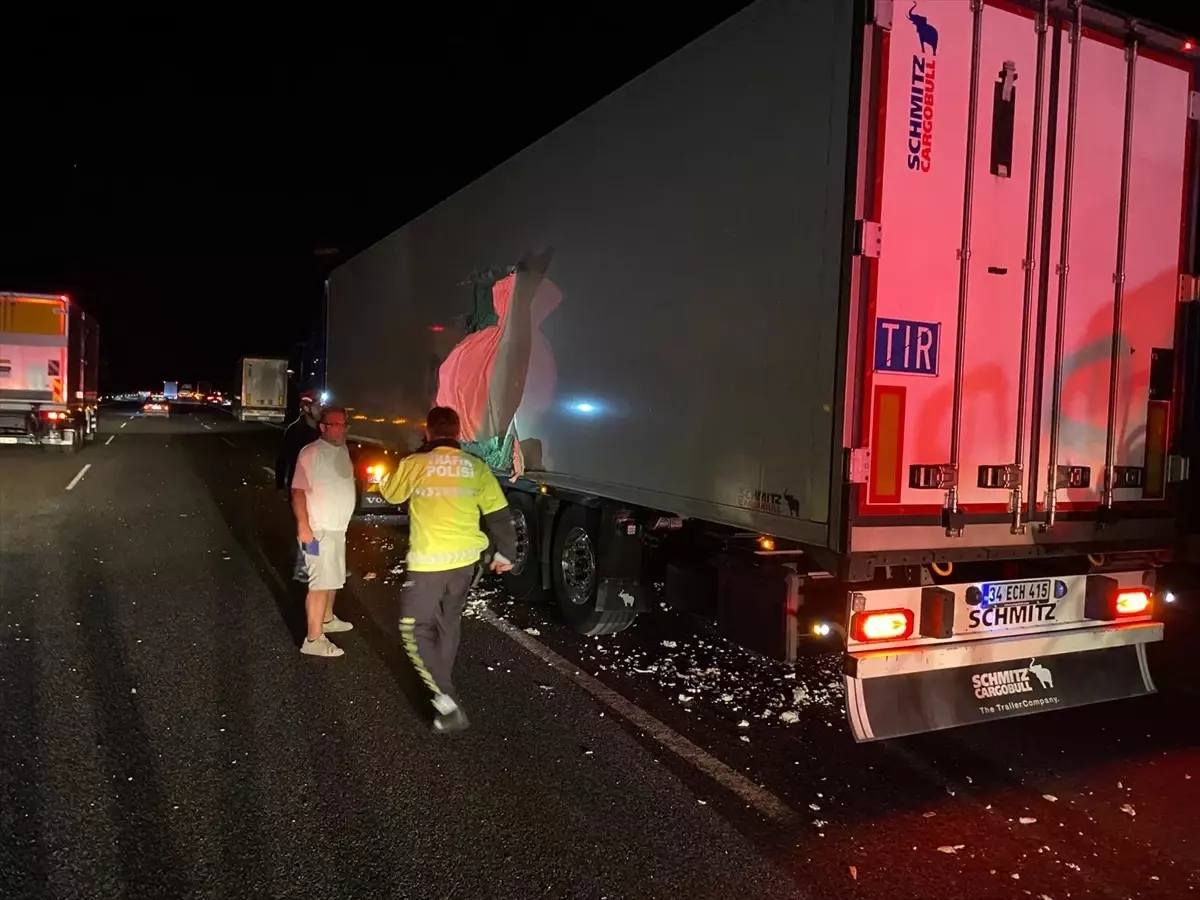 İstanbul-İzmir Otoyolunda Zincirleme Kaza