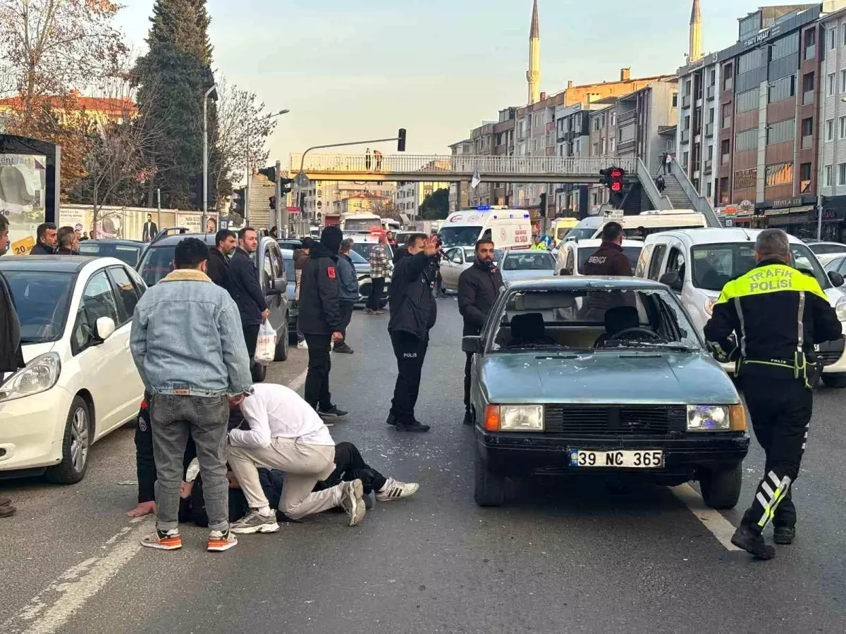 Lüleburgaz’da Çocuk Kazada Yaralandı