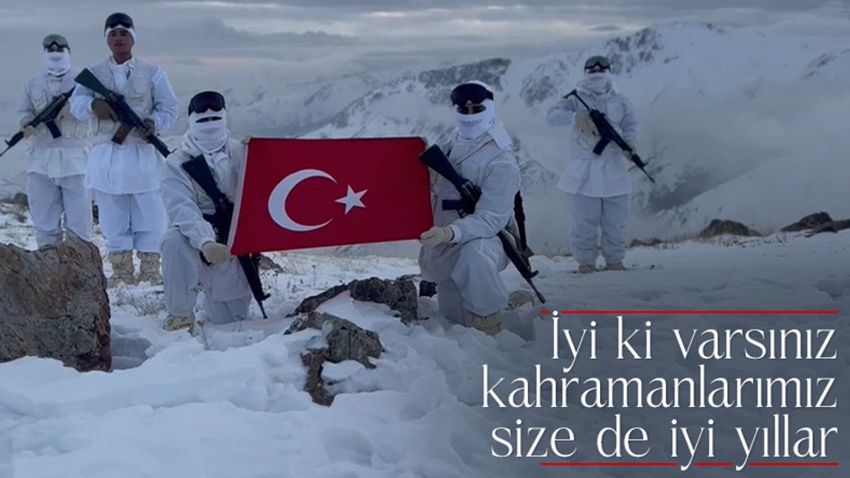 Mehmetçik’ten yeni yıl mesajı: Girilemez denilen yerlere girdik, ZAP’ta kilidi kapattık