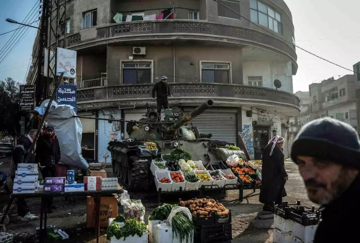 Tank Manav Tezgahı Oldu