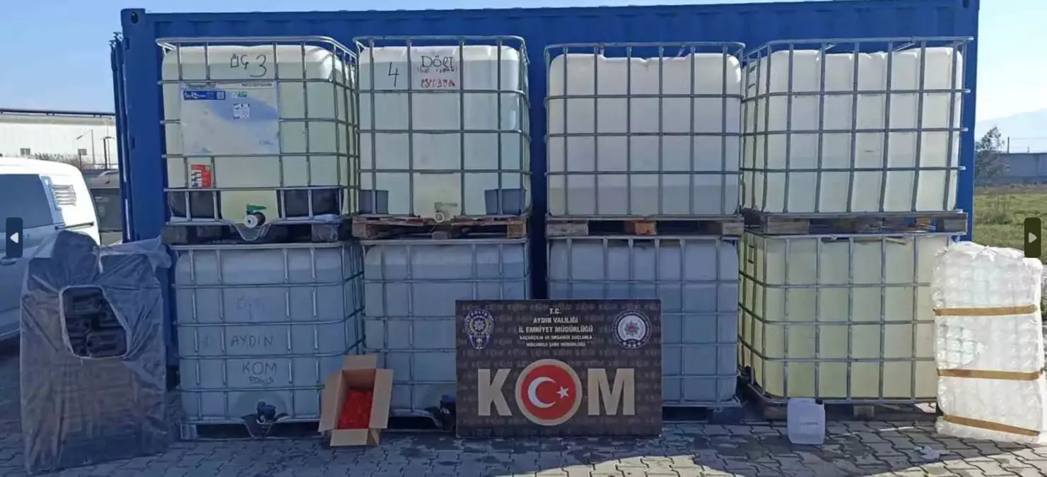Aydın’da Eş Zamanlı İçki Kaçakçılığı Operasyonu: 6 Gözaltı