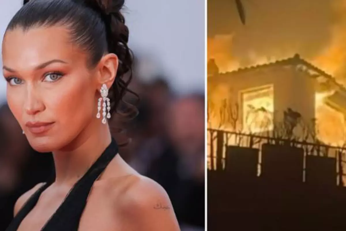 Bella Hadid Los Angles’taki yangında kül olan evinin fotoğrafını paylaştı