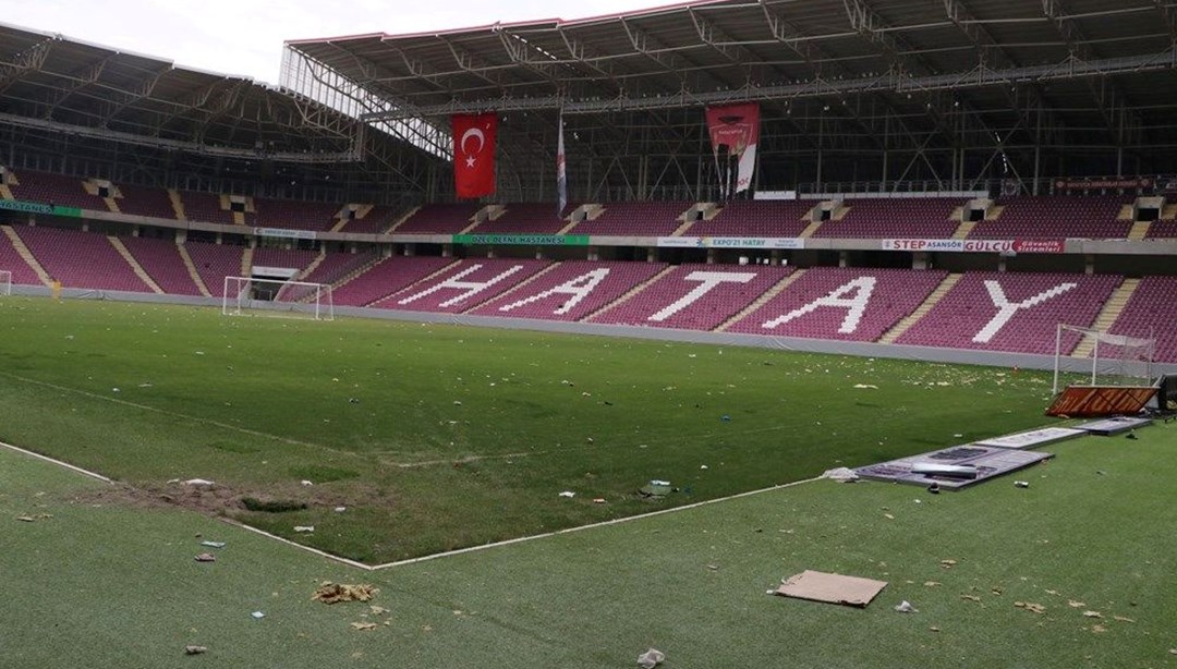 Hatayspor’dan stadyum aÃ§Ä±klamasÄ±: AÄÄ±r hasarlÄ± ve yÄ±kÄ±lacak!