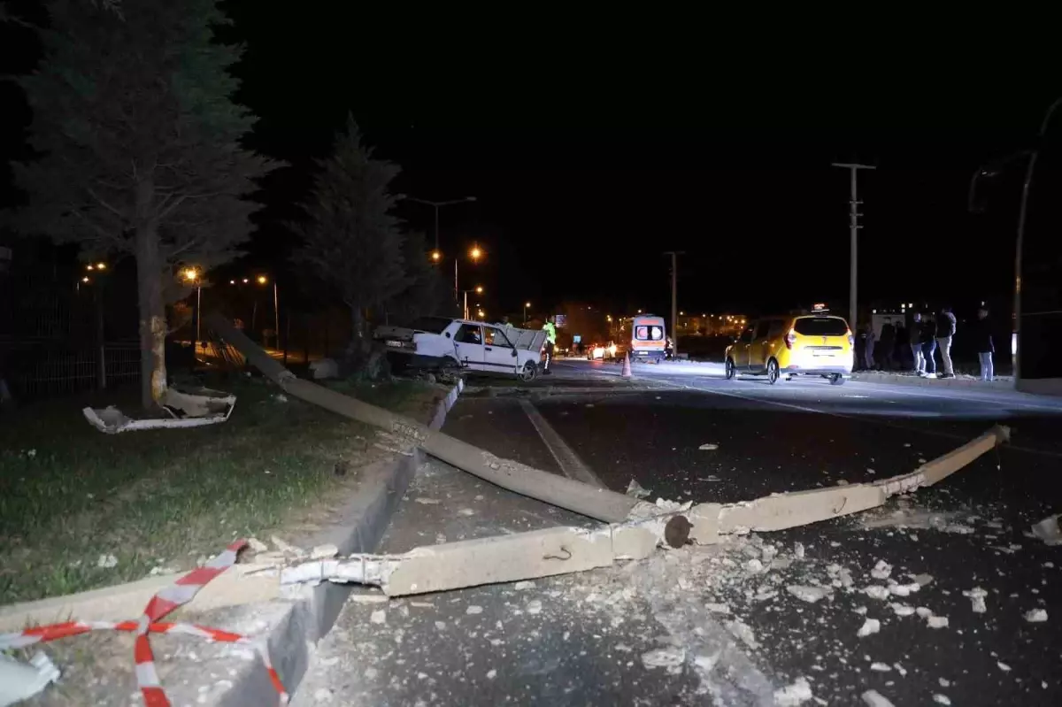 Alkollü Sürücü Kaza Yaptı: 1 Yaralı