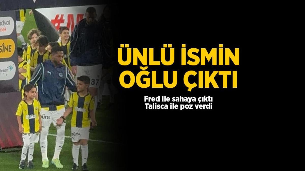 Fred ile sahaya geldi, Talisca ile poz verdi! Ünlü ismin oğlu olduğu ortaya çıktı